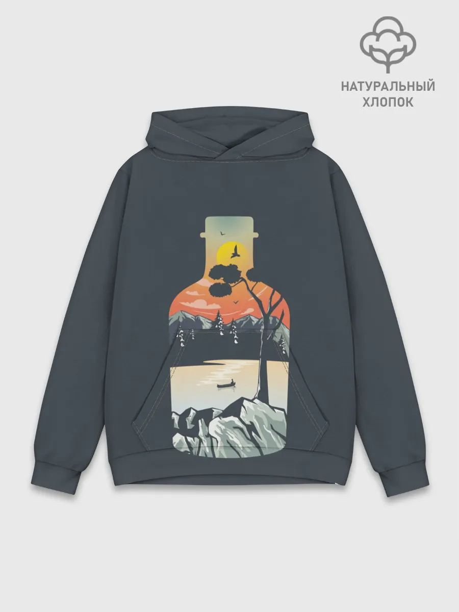 Худи мужской база хлопок / Философия