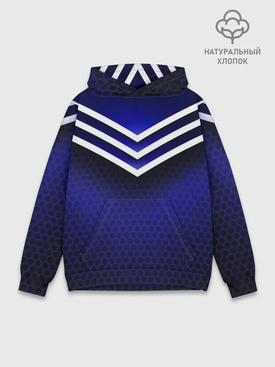 Худи мужской база хлопок / Sport blue style