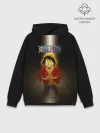 Худи мужской база хлопок / Луффи One Piece. Большой куш