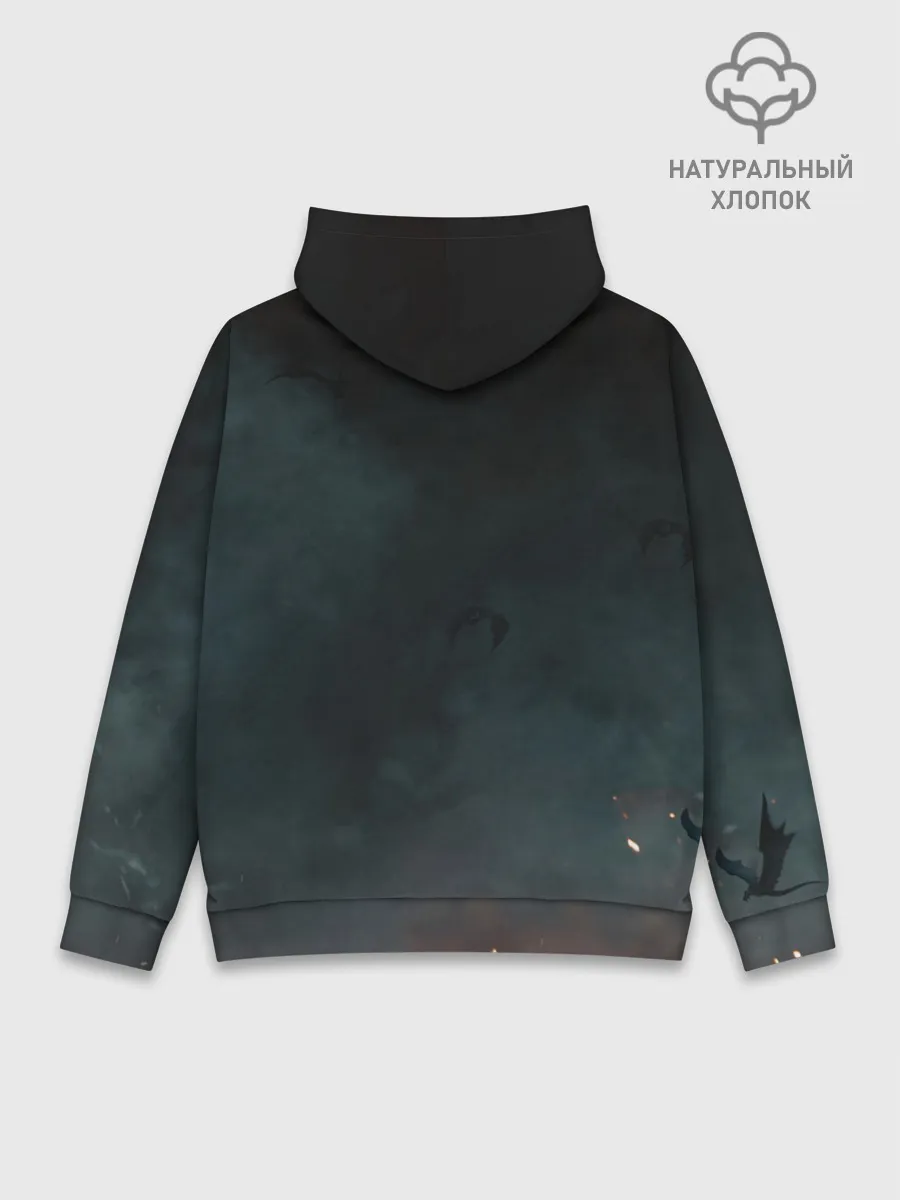 Худи мужской база хлопок / THE WITCHER CIRI