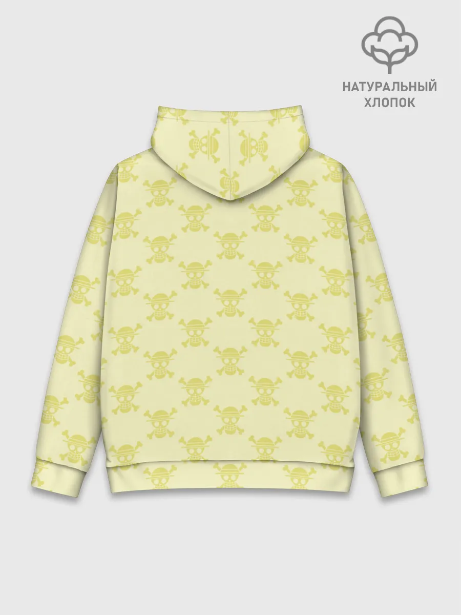 Худи мужской база хлопок / Манки Д. Луффи One Piece