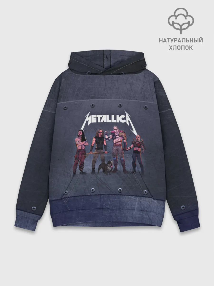 Худи мужской база хлопок / METALLICA | ГРУППА МЕТАЛЛИКА
