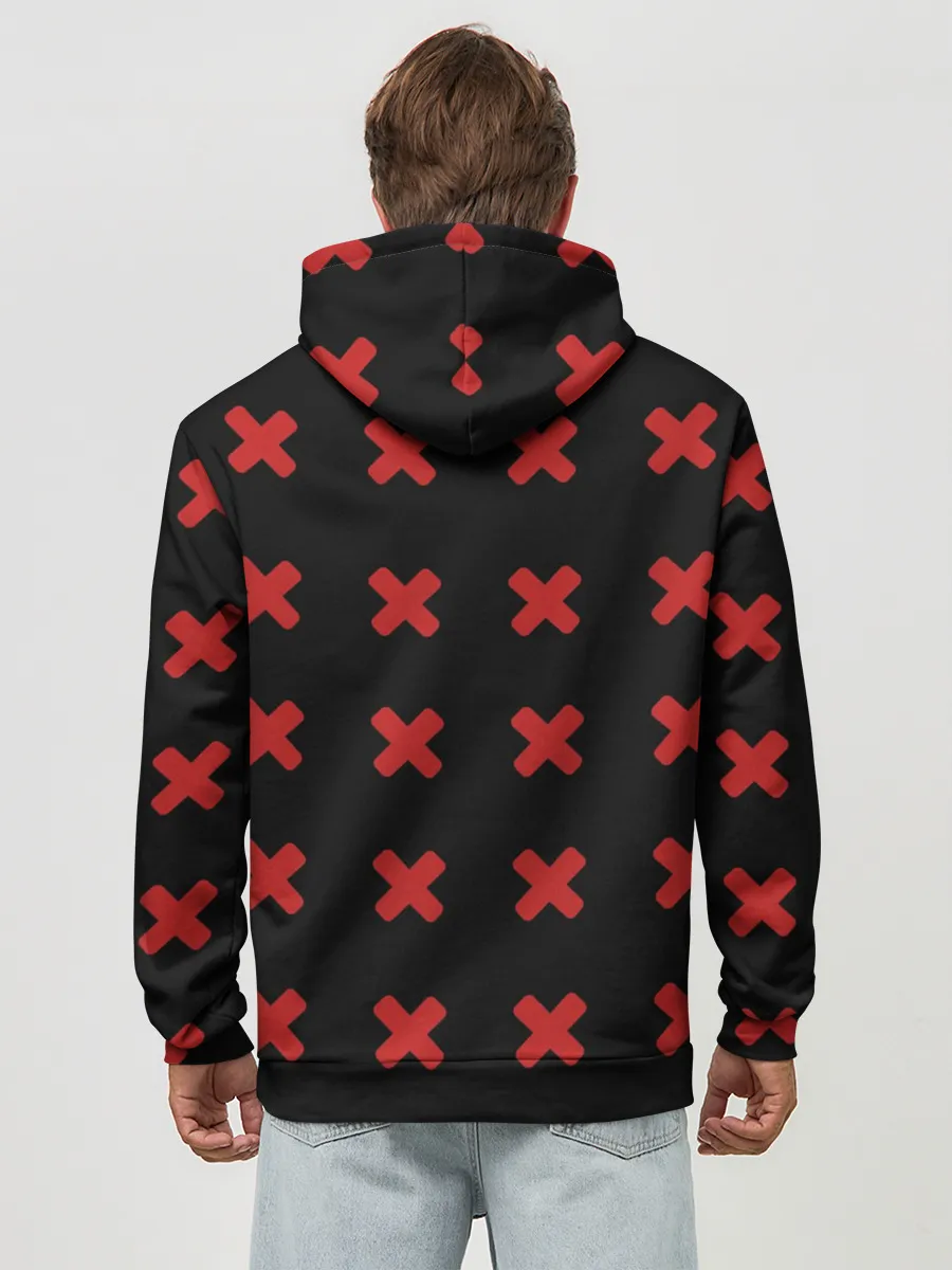 Худи мужской база хлопок / Ева 00 Аянами Рей в X Ray