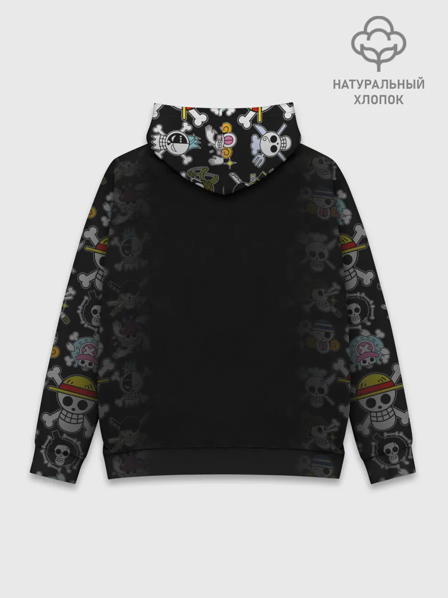 Худи мужской база хлопок / Пираты Соломенной Шляпы | One Piece