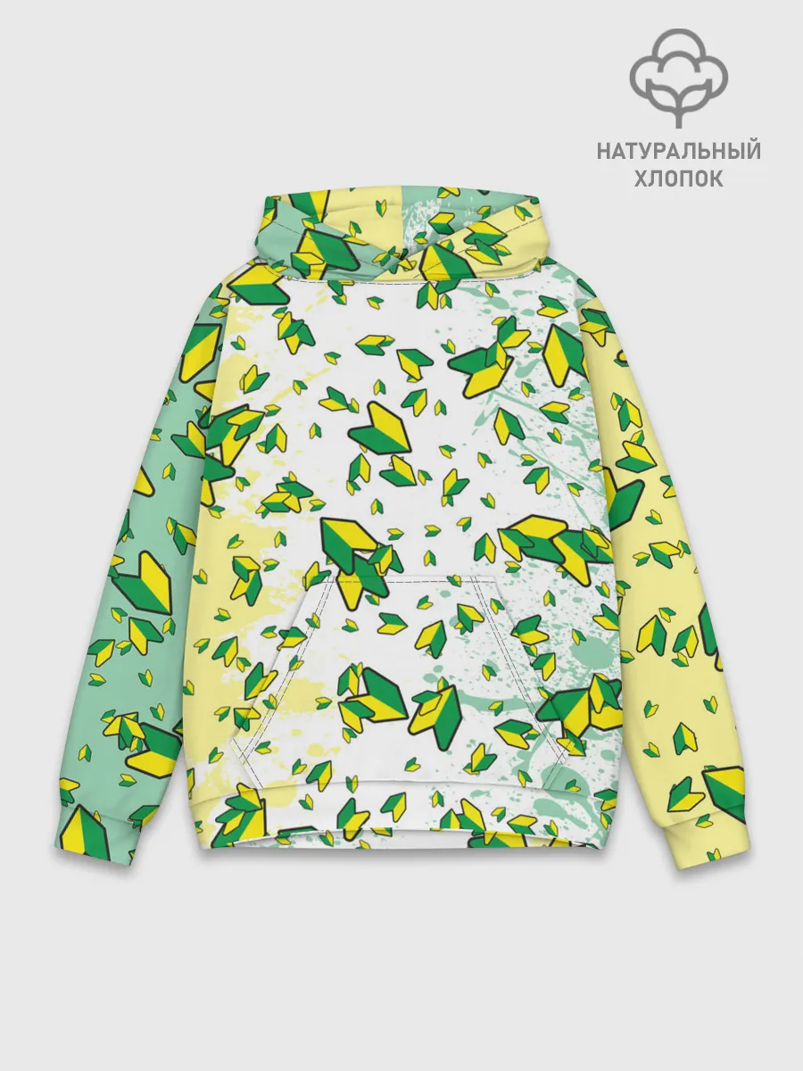 Худи мужской база хлопок / JDM | ПАТТЕРН | ЯПОНОВОД