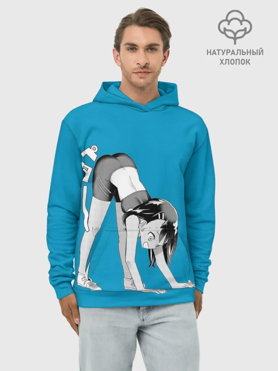 Худи мужской база хлопок / Nagatoro Stretching