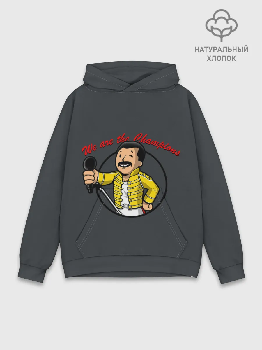 Худи мужской база хлопок / We are the Champions