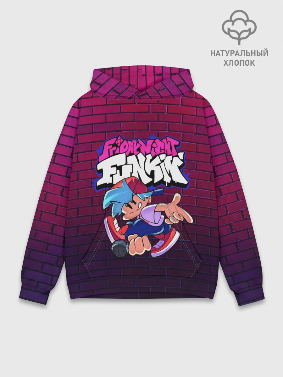 Худи мужской база хлопок / Friday Night Funkin Бойфренд