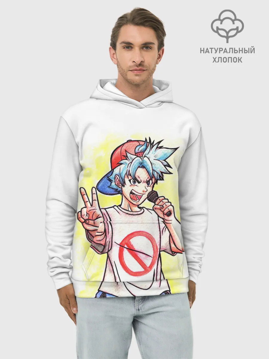 Худи мужской база хлопок / Friday Night Funkin Boyfriend