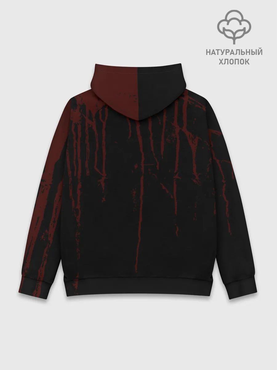 Худи мужской база хлопок / Зоро окровавленный | One Piece
