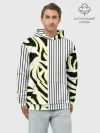 Худи мужской база хлопок / Зебра