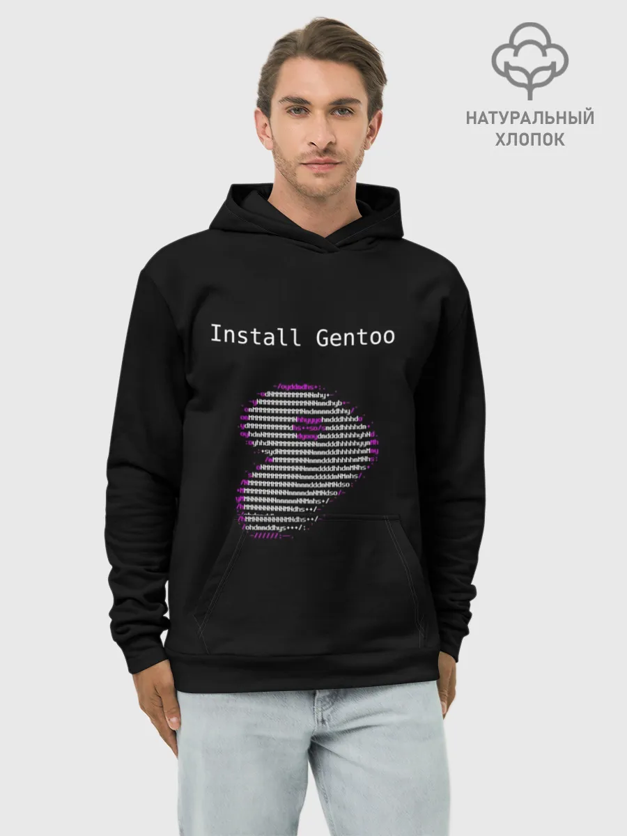Худи мужской база хлопок / Install Gentoo