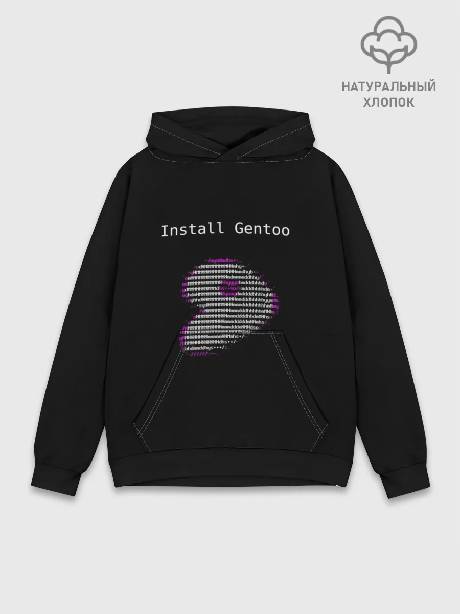 Худи мужской база хлопок / Install Gentoo