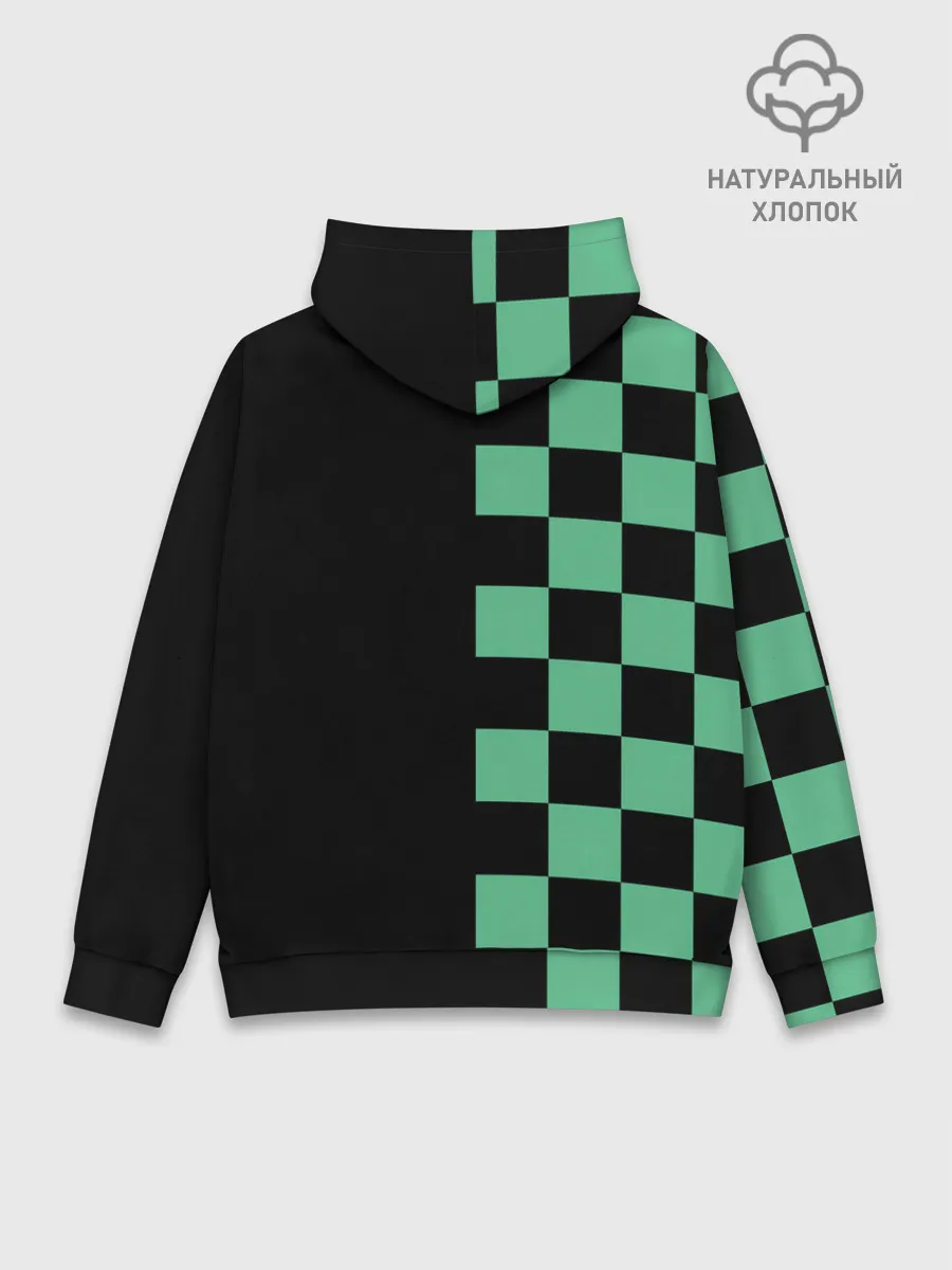 Худи мужской база хлопок / КОСТЮМ TANJIRO KAMADO | ТАНДЖИРО