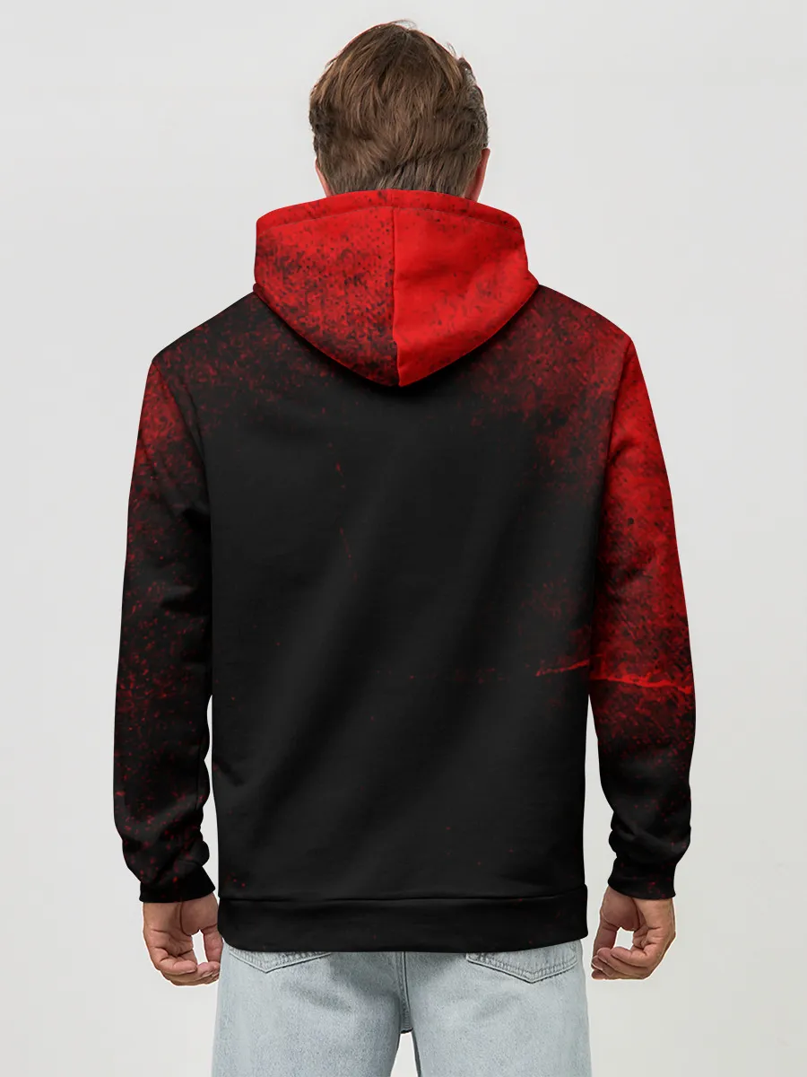 Худи мужской база хлопок / One Piece. Большой куш Луффи