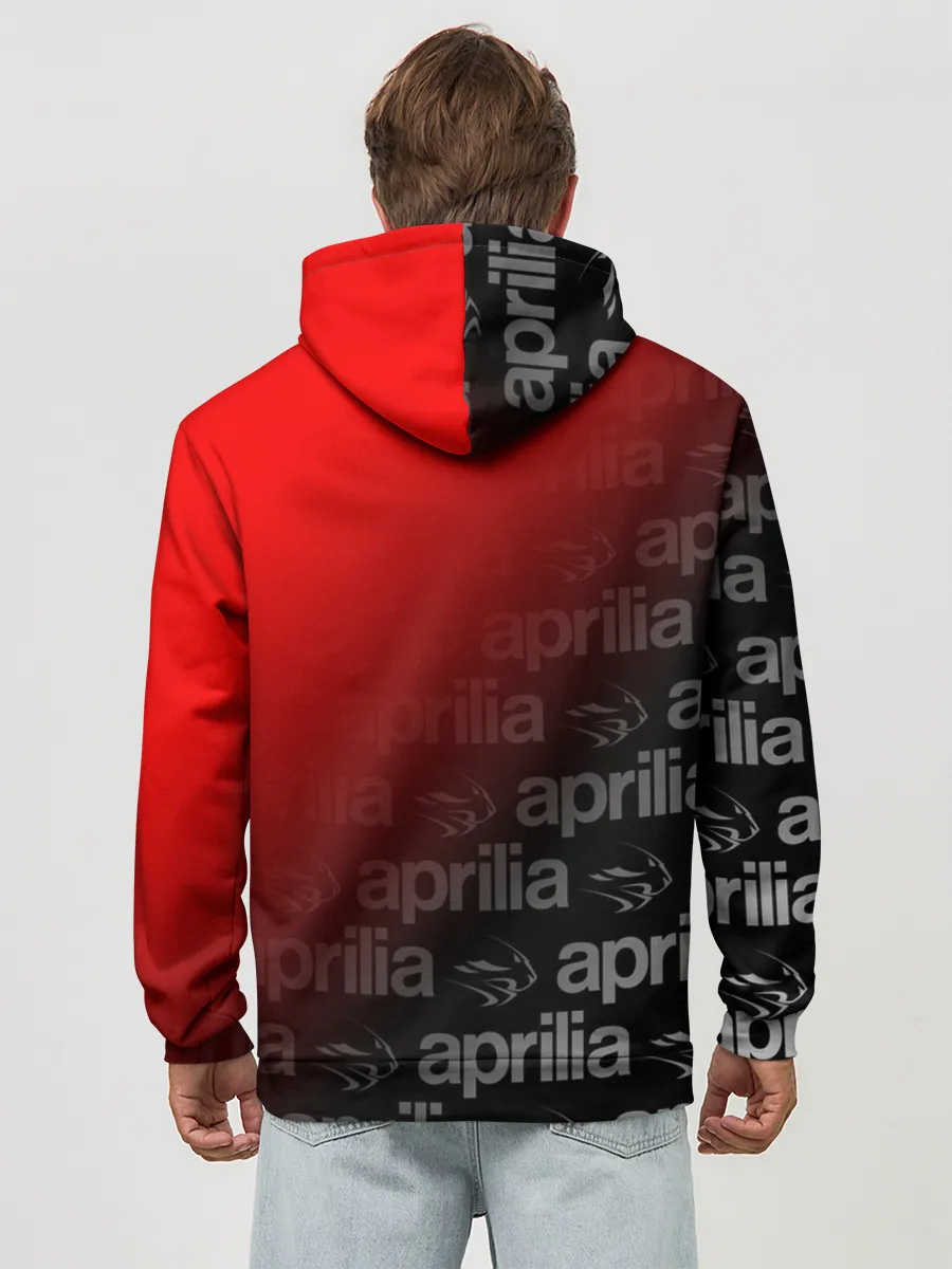 Худи мужской база хлопок / APRILIA / АПРИЛИЯ / MOTO