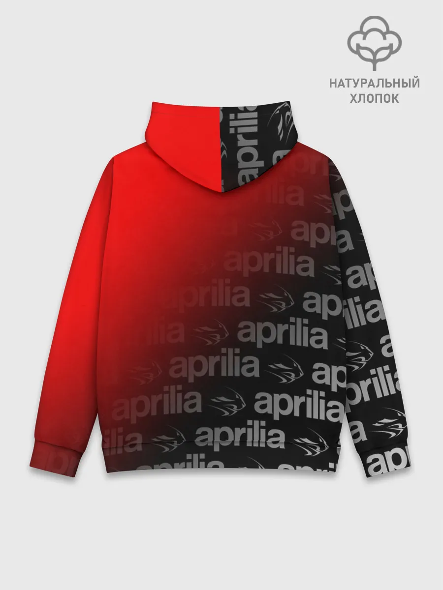 Худи мужской база хлопок / APRILIA / АПРИЛИЯ / MOTO