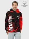 Худи мужской база хлопок / APRILIA / АПРИЛИЯ / MOTO