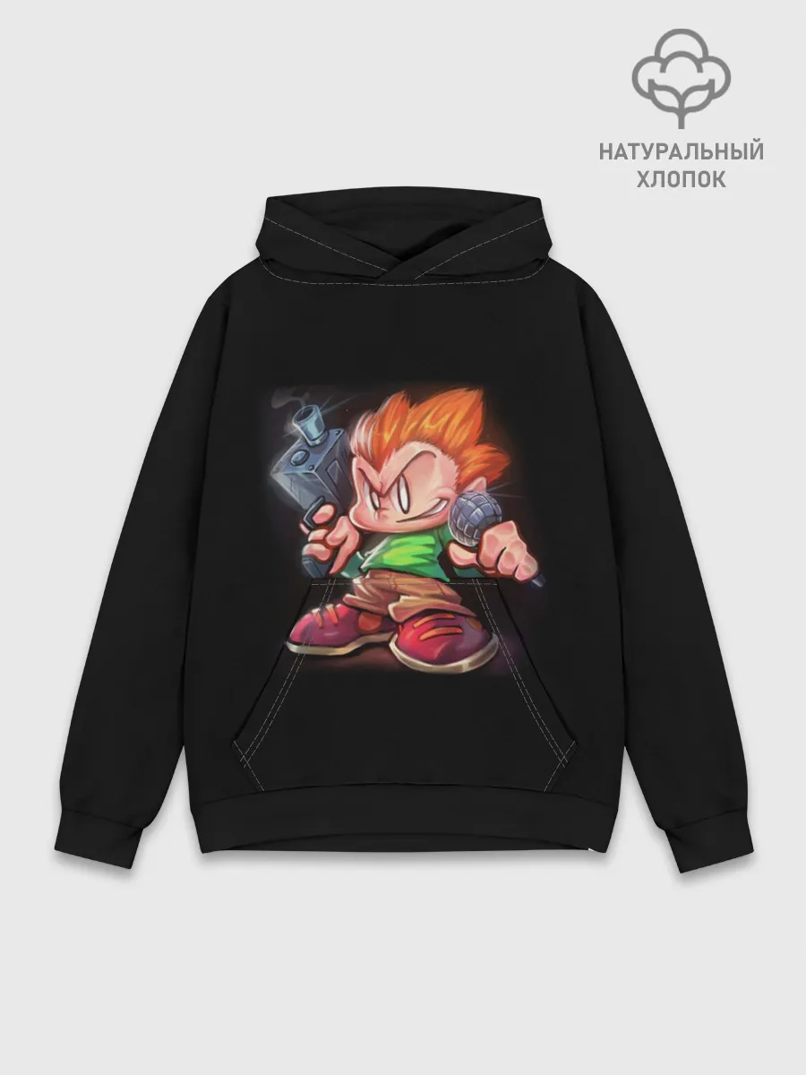 Худи мужской база хлопок / Friday Night Funkin Pico