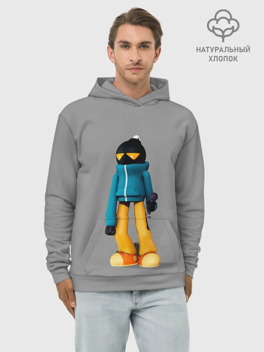 Худи мужской база хлопок / Friday Night Funkin Whitty