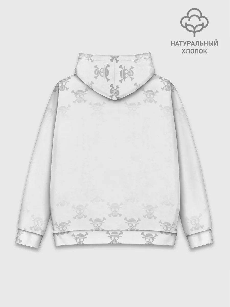 Худи мужской база хлопок / Монстры пираты One Piece