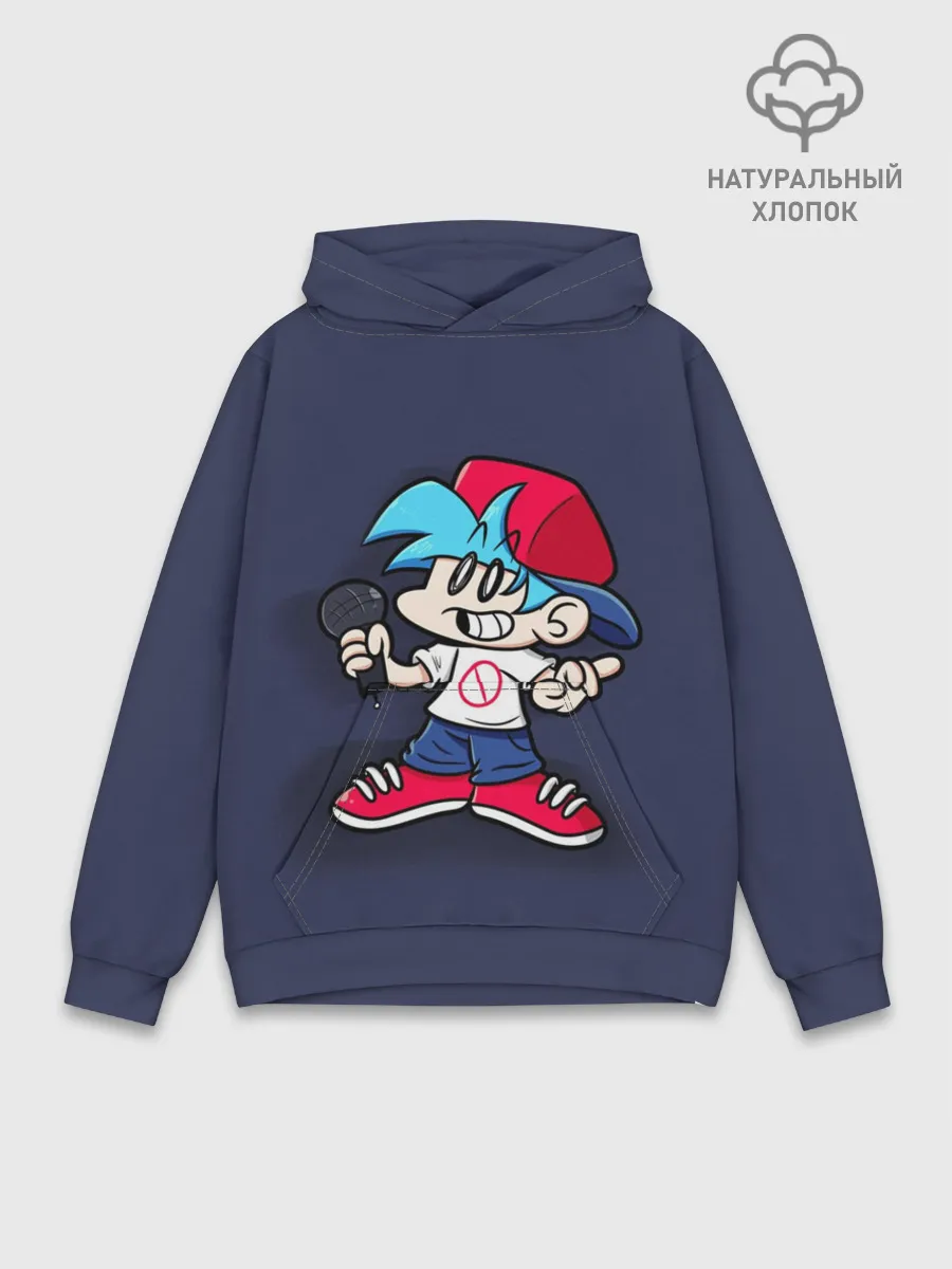 Худи мужской база хлопок / Friday Night Funkin Бойфренд