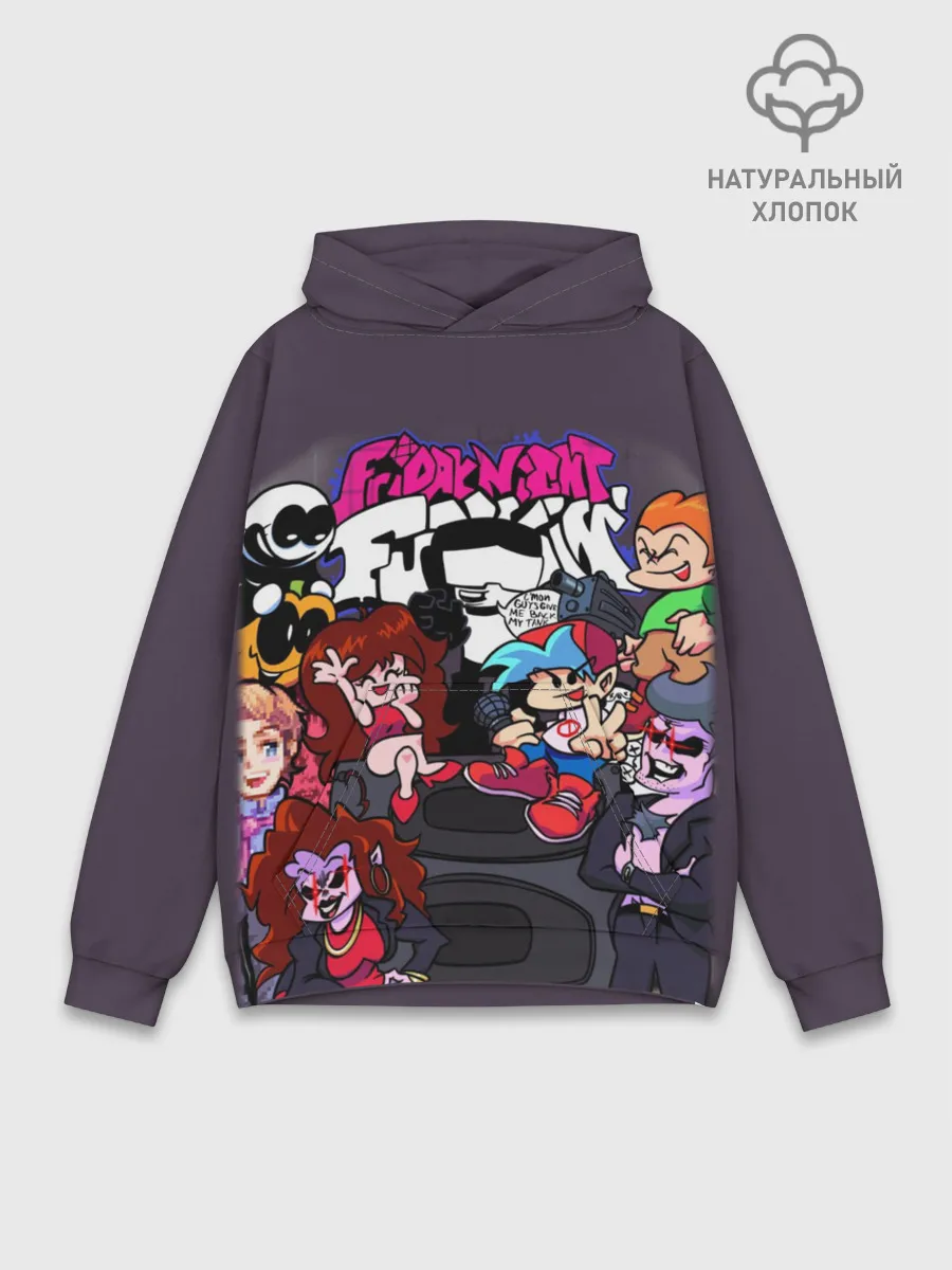 Худи мужской база хлопок / Friday Night Funkin персонажи