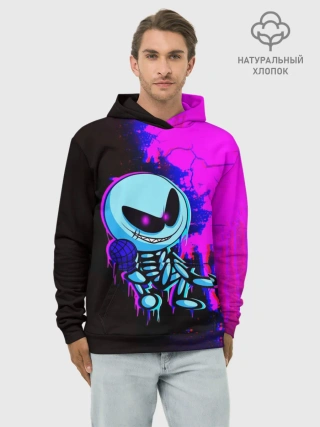 Худи мужской база хлопок / Friday Night Funkin SKID