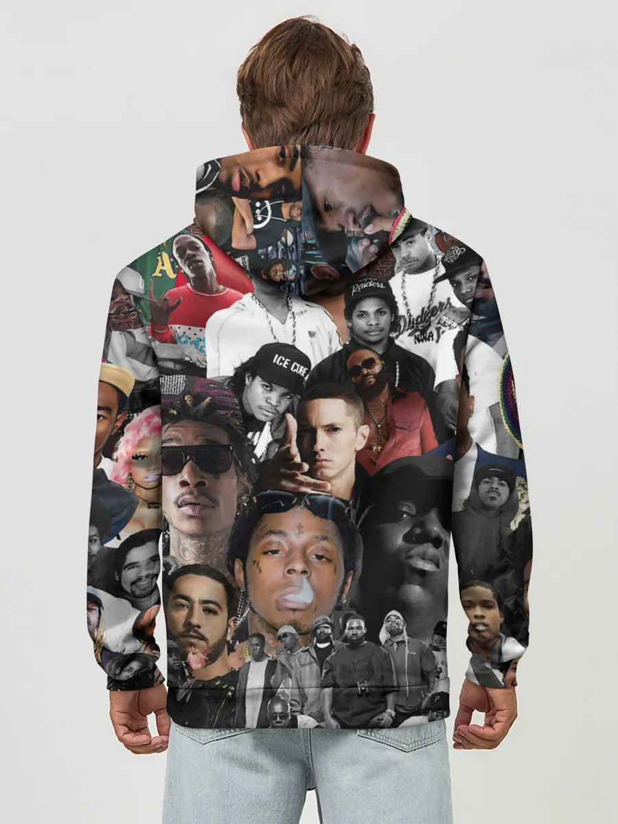 Худи мужской база хлопок / Короли Рэпа | KING RAP