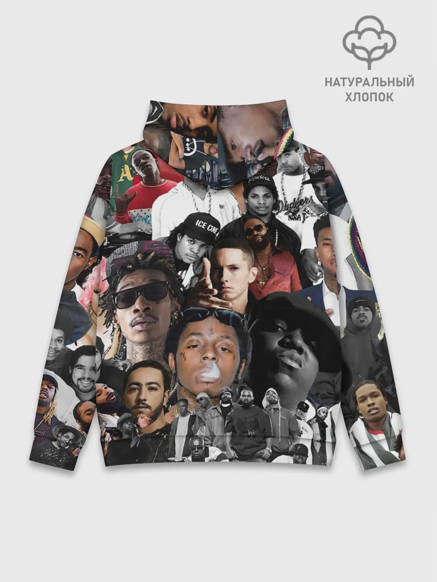 Худи мужской база хлопок / Короли Рэпа | KING RAP