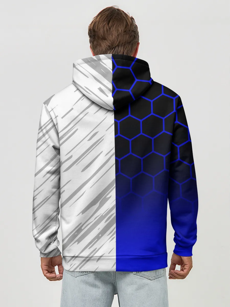 Худи мужской база хлопок / BAJAJ / БАДЖАДЖ / MOTOSPORT