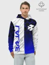 Худи мужской база хлопок / BAJAJ / БАДЖАДЖ / MOTOSPORT