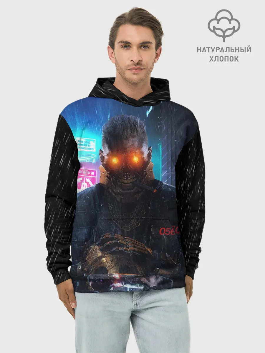 Худи мужской база хлопок / Cyberpunk 2077 | Maelstrom