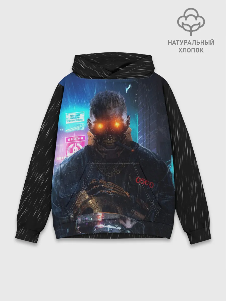 Худи мужской база хлопок / Cyberpunk 2077 | Maelstrom