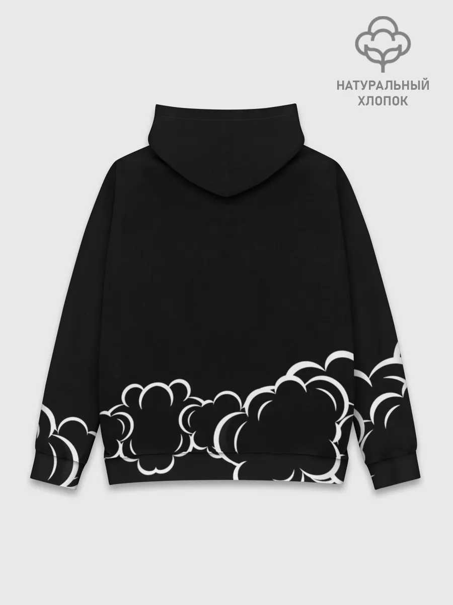 Худи мужской база хлопок / Манки Д. Луффи One Piece