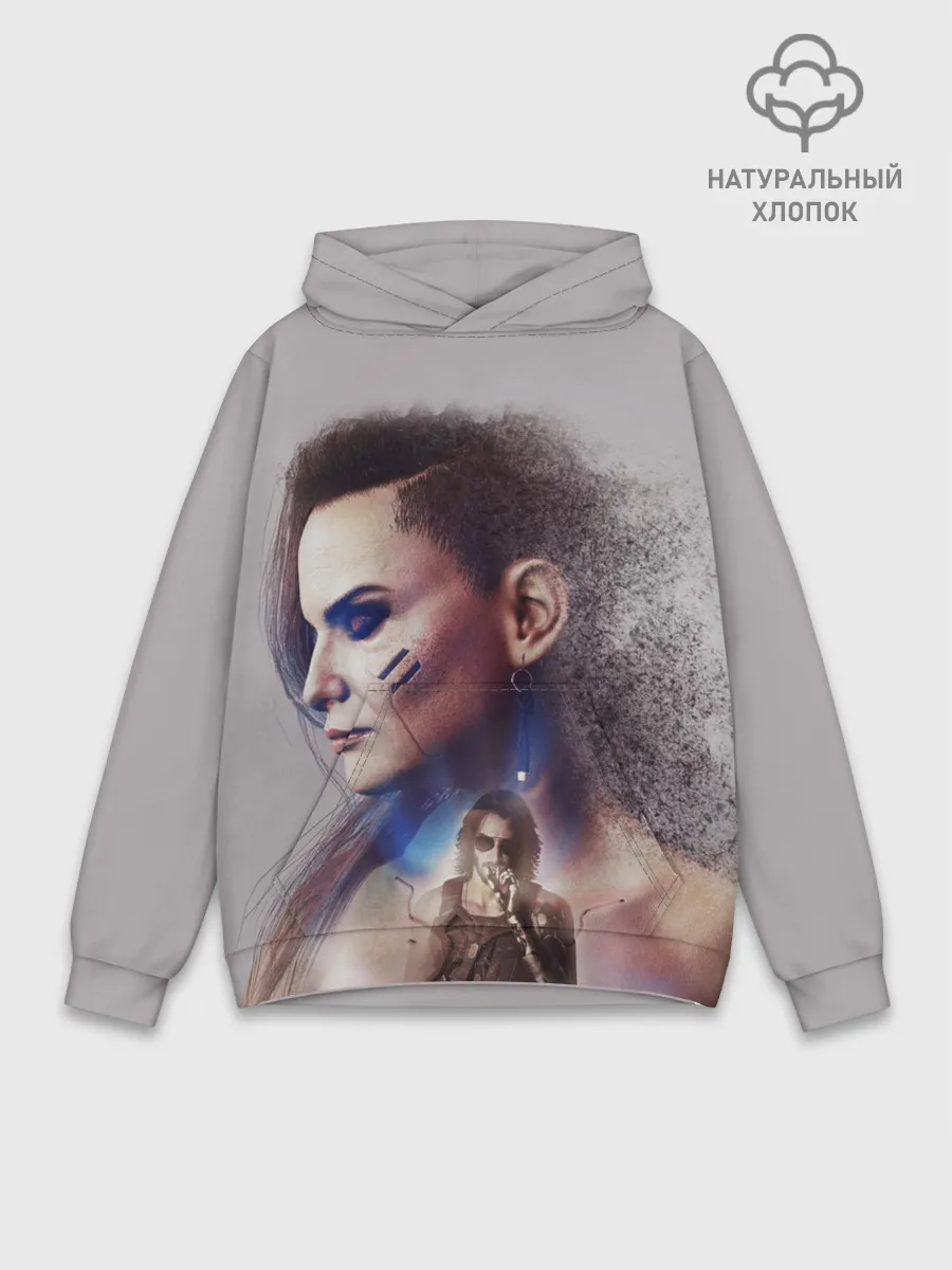 Худи мужской база хлопок / CP77 | Rogue and Johnny