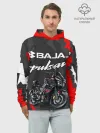 Худи мужской база хлопок / BAJAJ PULSAR / БАДЖАДЖ ПУЛЬСАР