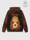 Худи мужской база хлопок / One Piece пираты Соломенной Шляпы