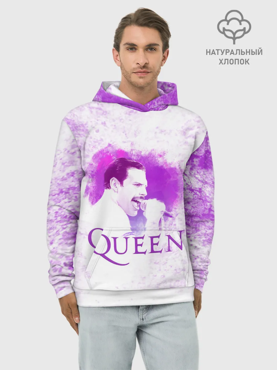 Худи мужской база хлопок / Freddie Mercury | Queen