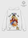 Худи мужской база хлопок / Луффи One Piece. Большой куш