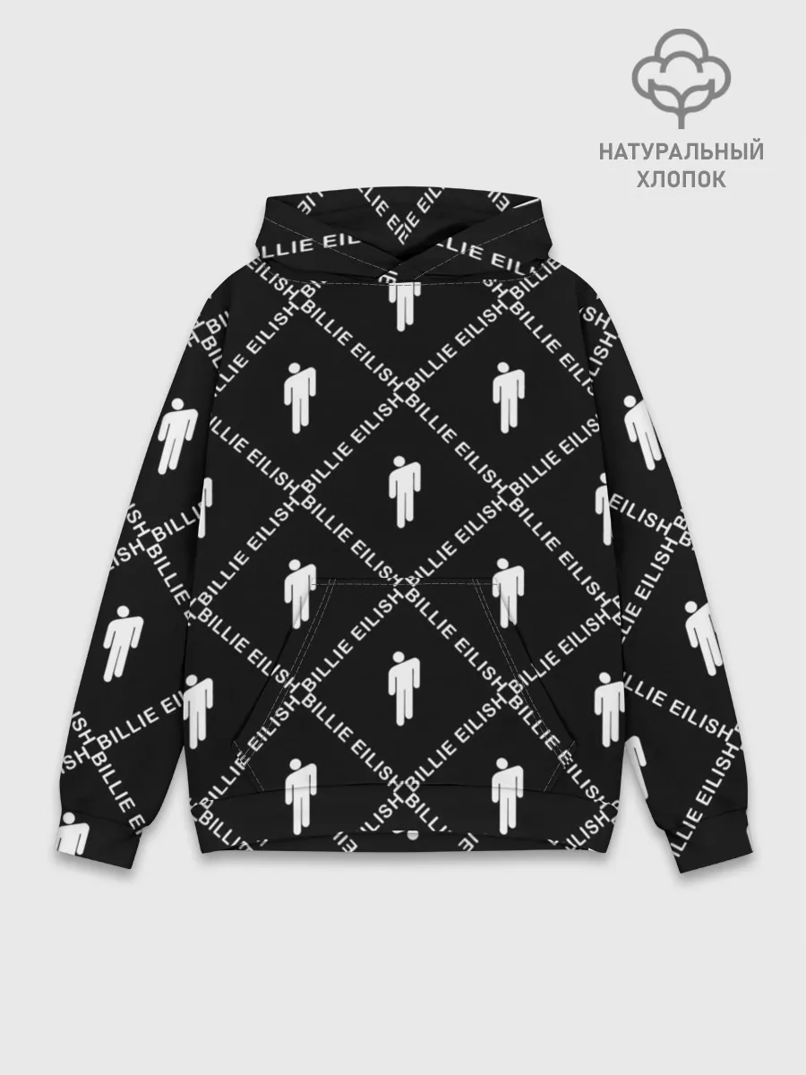 Худи мужской база хлопок / BILLIE EILISH