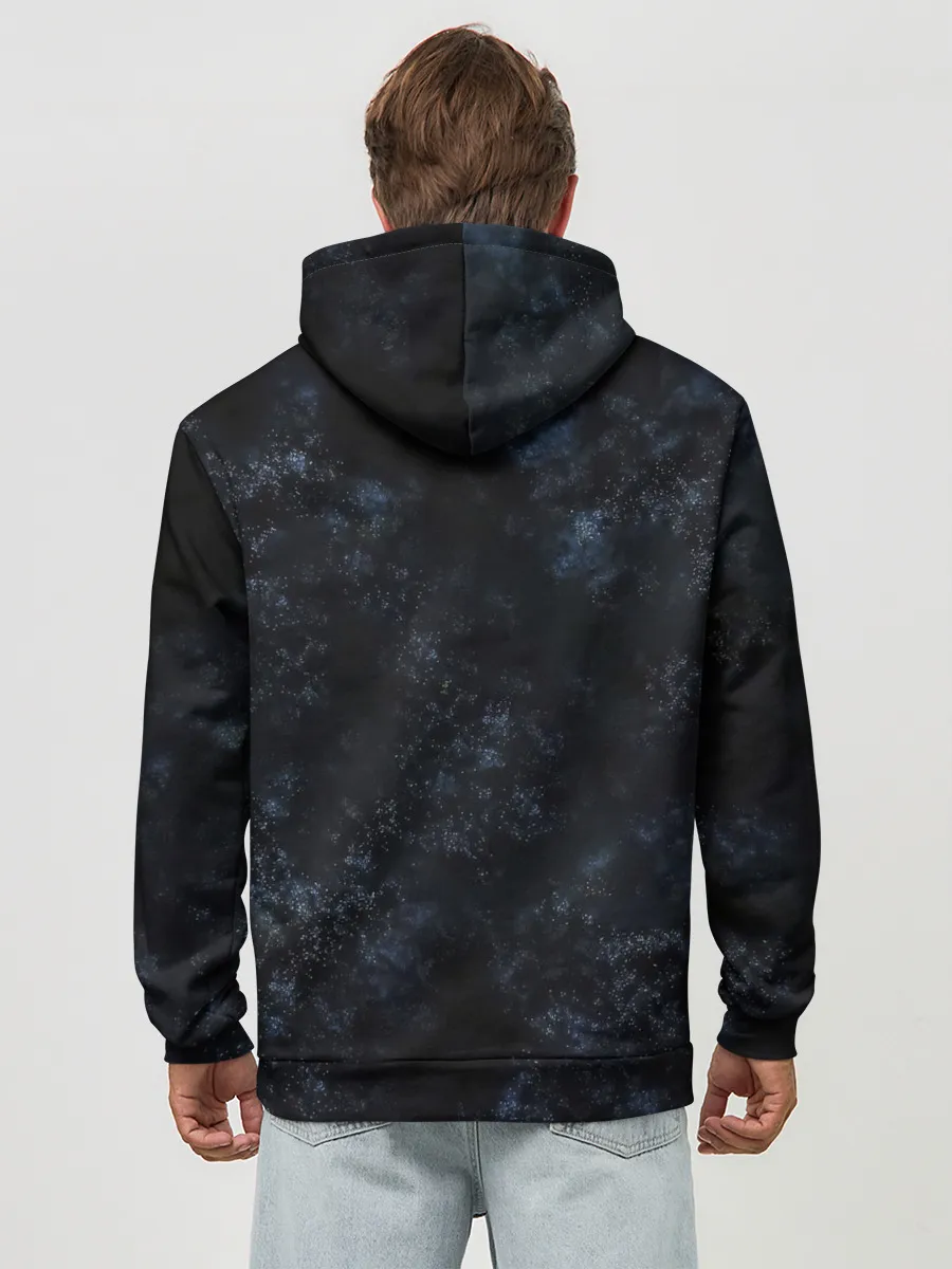 Худи мужской база хлопок / Веселый Роджер One Piece. Большой куш