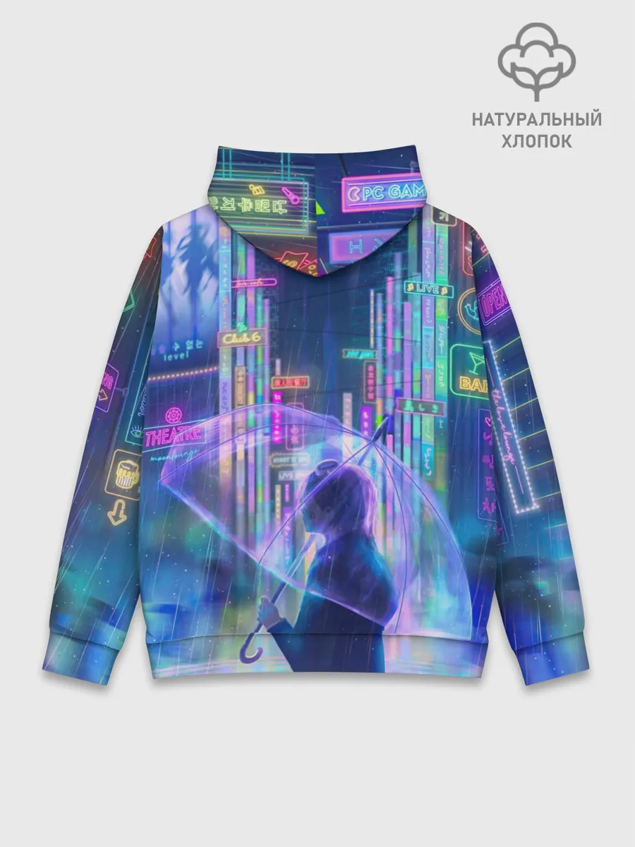 Худи мужской база хлопок / ANIME NEON