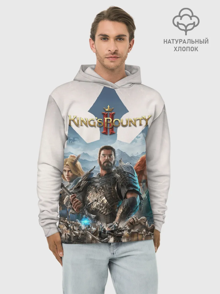 Худи мужской база хлопок / Kings Bounty 2 трио