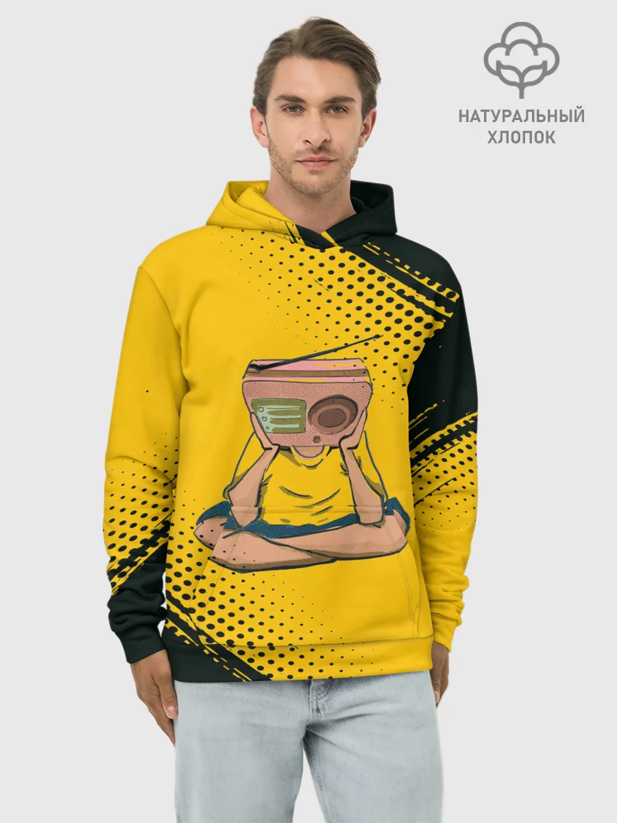 Худи мужской база хлопок / Radiohead | Радиохед | Лого