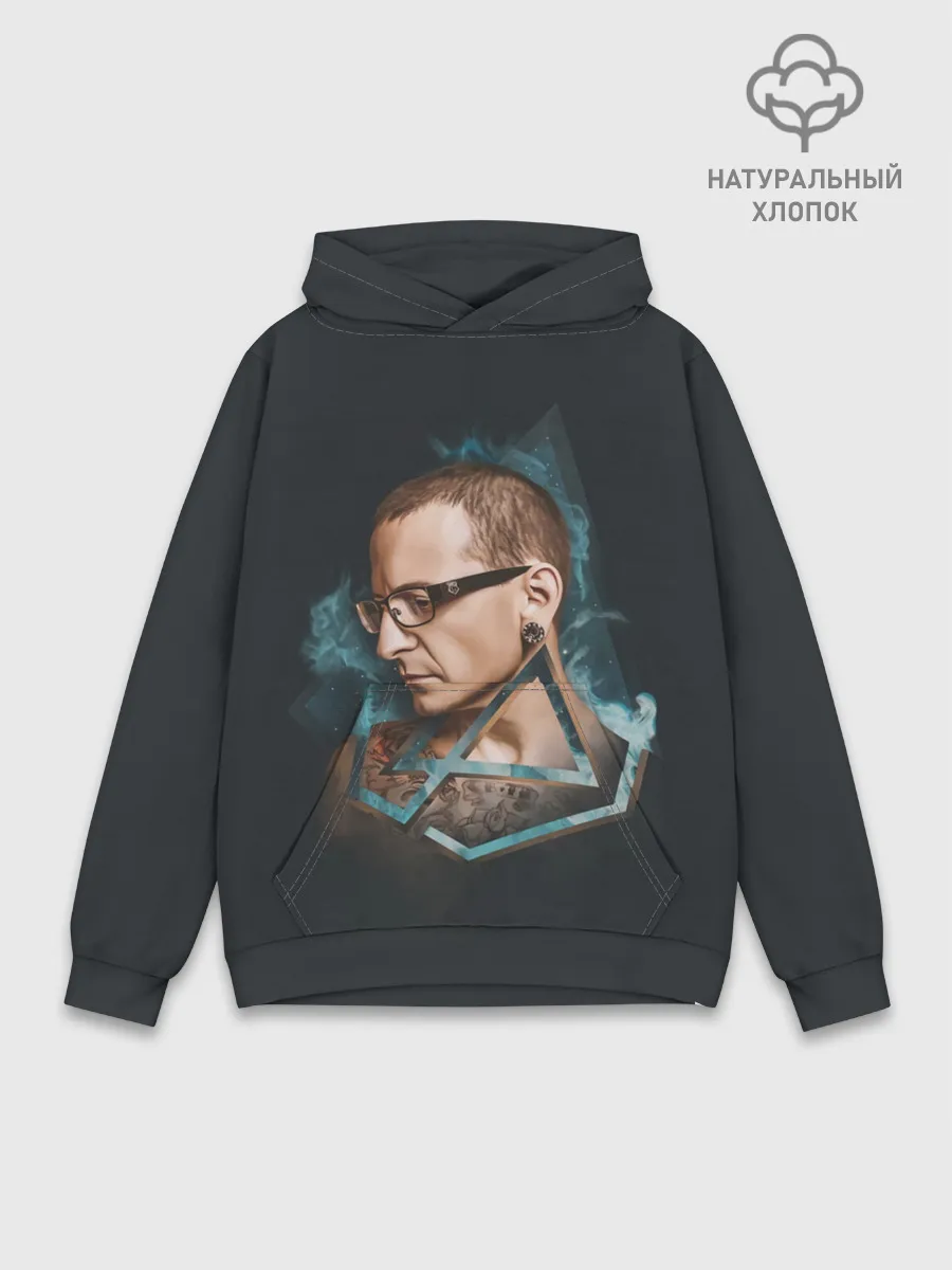 Худи мужской база хлопок / Солист Линкин Парк