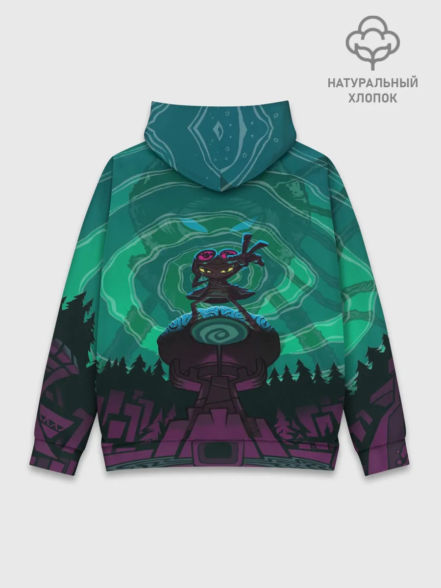 Худи мужской база хлопок / PsychoNauts 2 Рас