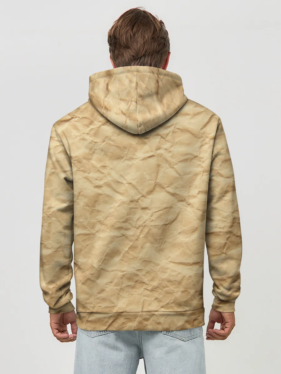 Худи мужской база хлопок / БУМАЖНАЯ ТЕКСТУРА