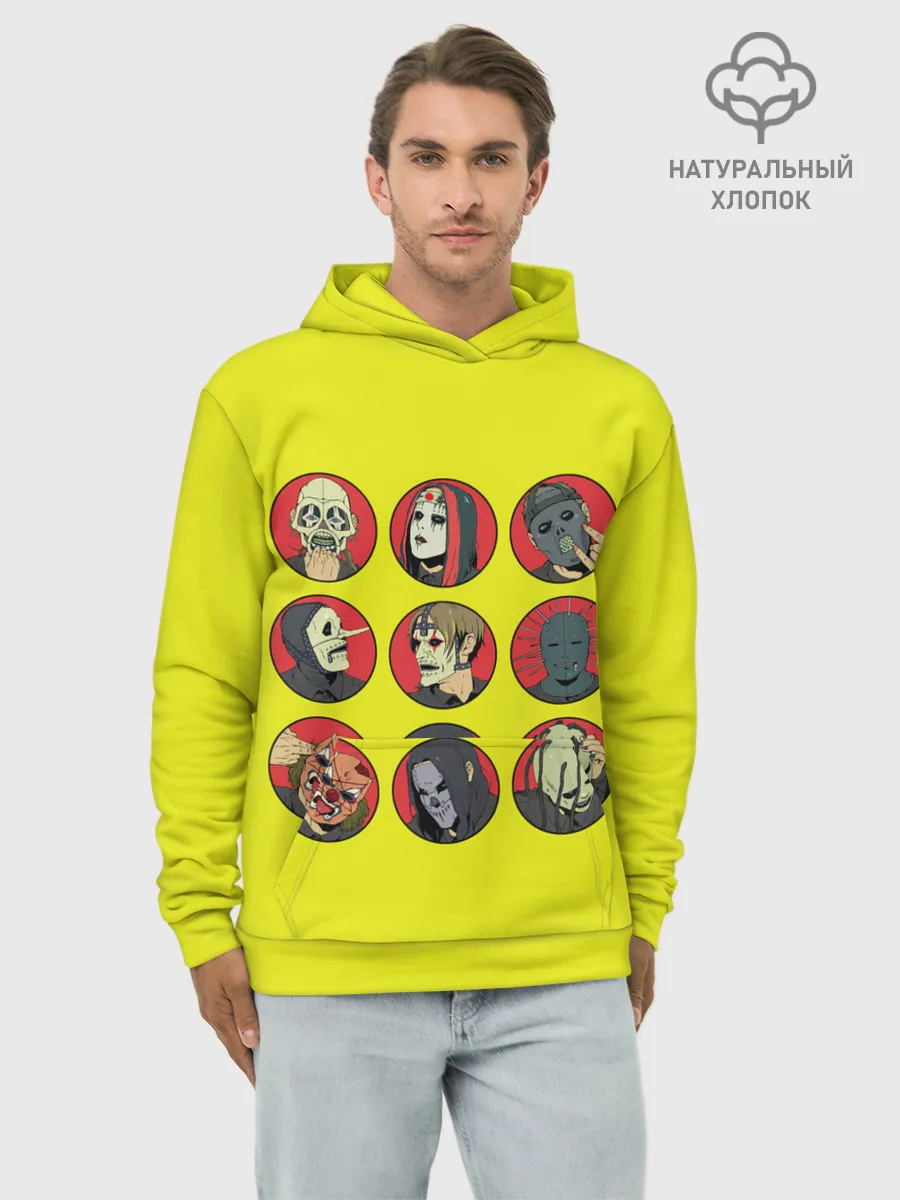 Худи мужской база хлопок / Sliknot bros