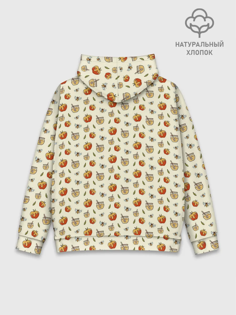 Худи мужской база хлопок / Яблоки и мёд